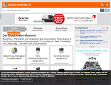 Tablet Screenshot of druckkosten.de